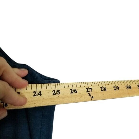 North River Outfitters Womens Indigo Sleeveless Top 2X 100% Cotton - Picture 7 of 10